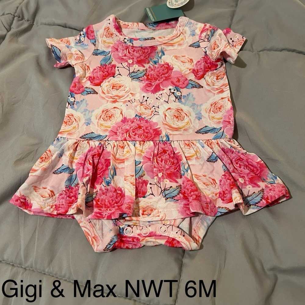 Floral Baby Dress with Bodysuit